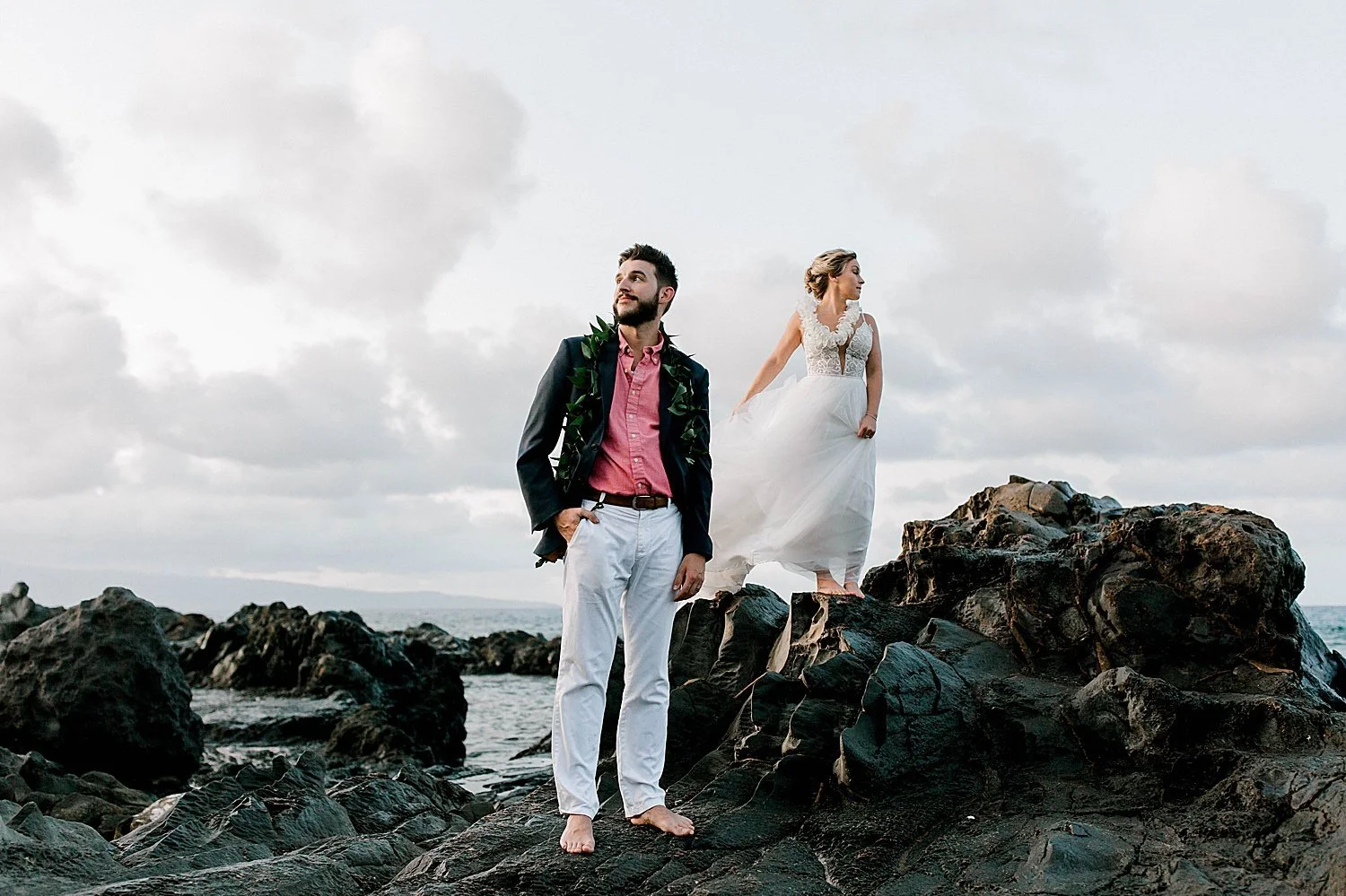 Oneloa (Ironwoods) Beach, Maui Elopement Photography 