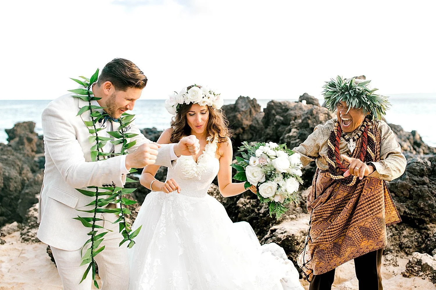 Charming Elopement at Makena Cove, Maui | M + F