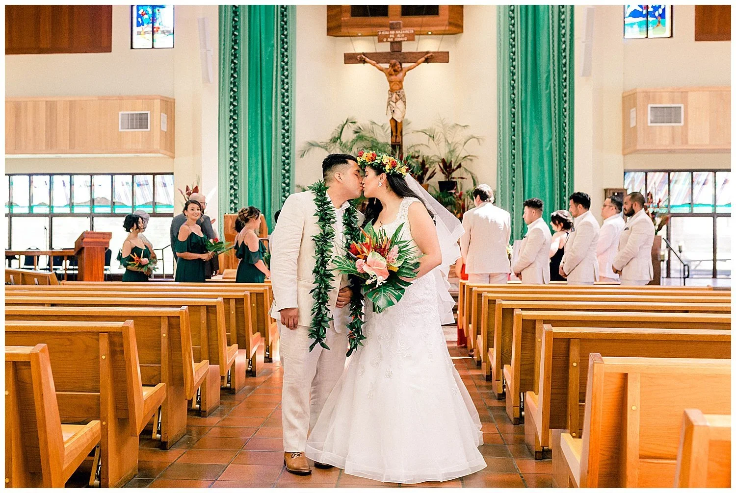 St. Theresa Catholic Church Wedding in Kihei, Maui | M + A