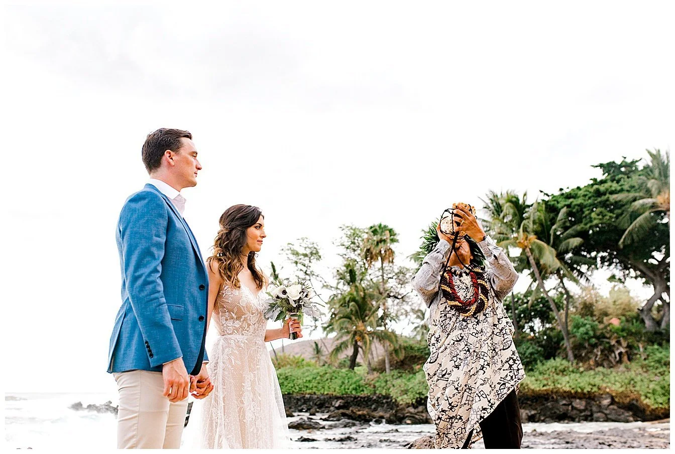 Glamorous Maui South Shore Elopement | C + P
