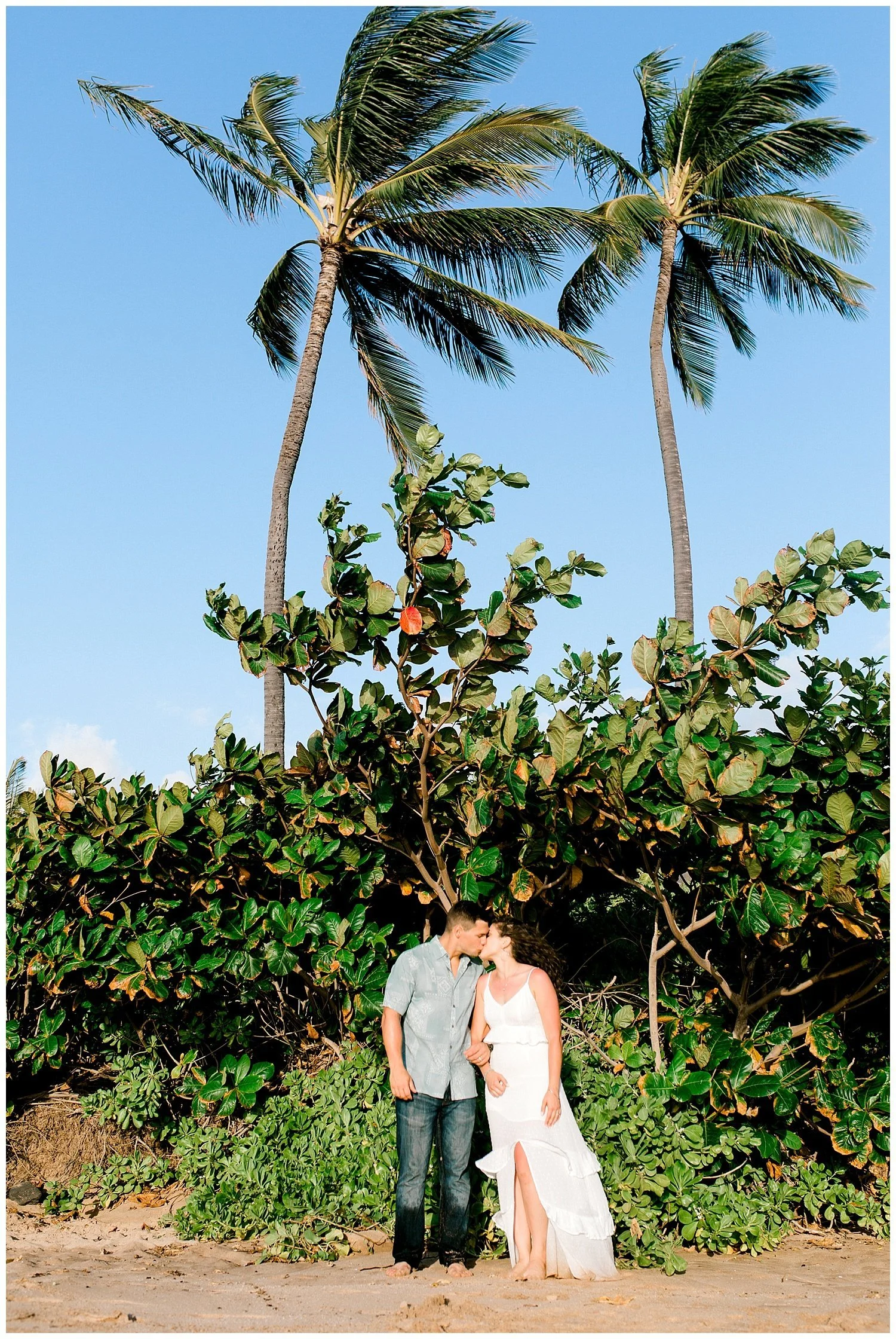 Honeymoon Photography Session at Maluaka Beach, Maui
