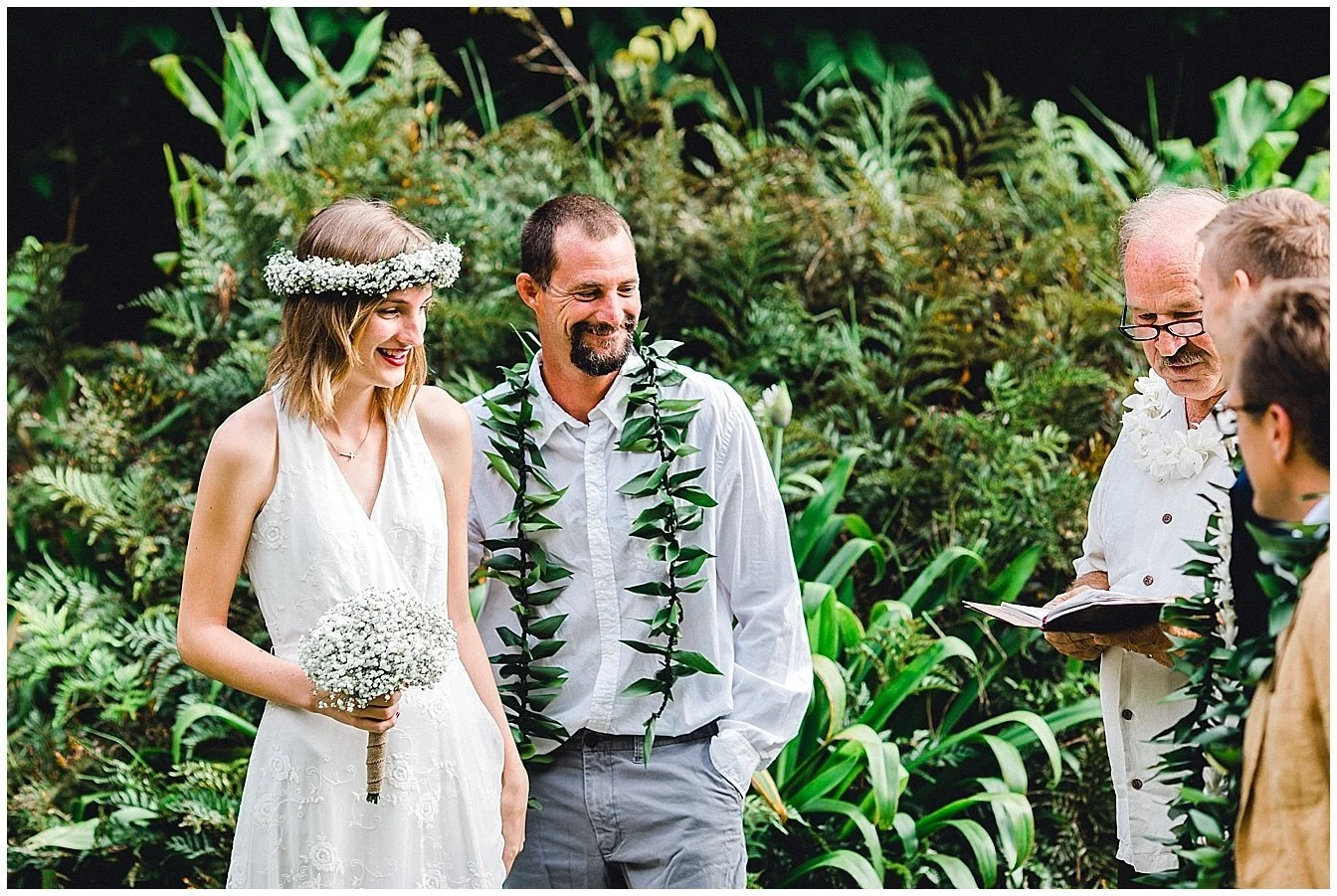 Father giving the bride away