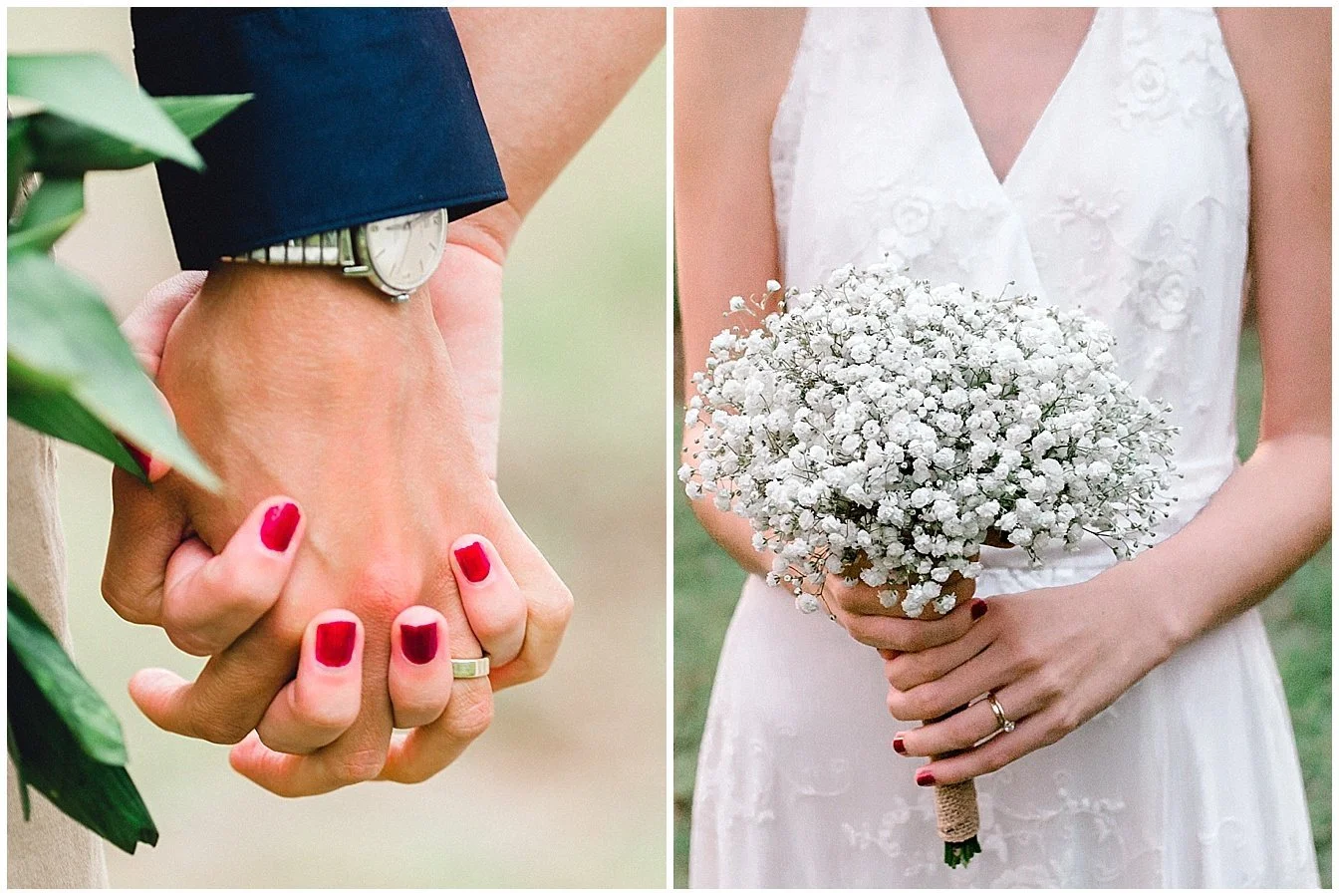 Maui Wedding Details, Wedding Rings and Bouquet
