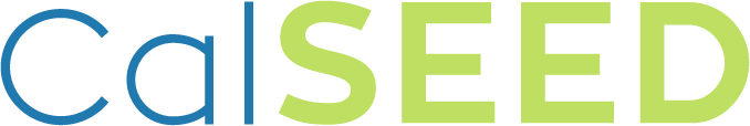 The word 'Calseed' written with 'Cal' in blue and 'SEED' in green.