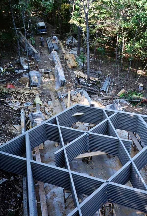 Trusses built on the ground