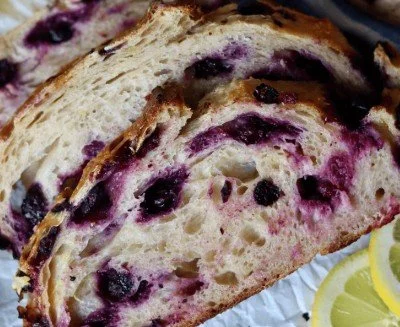 Blueberry Lemon Sourdough