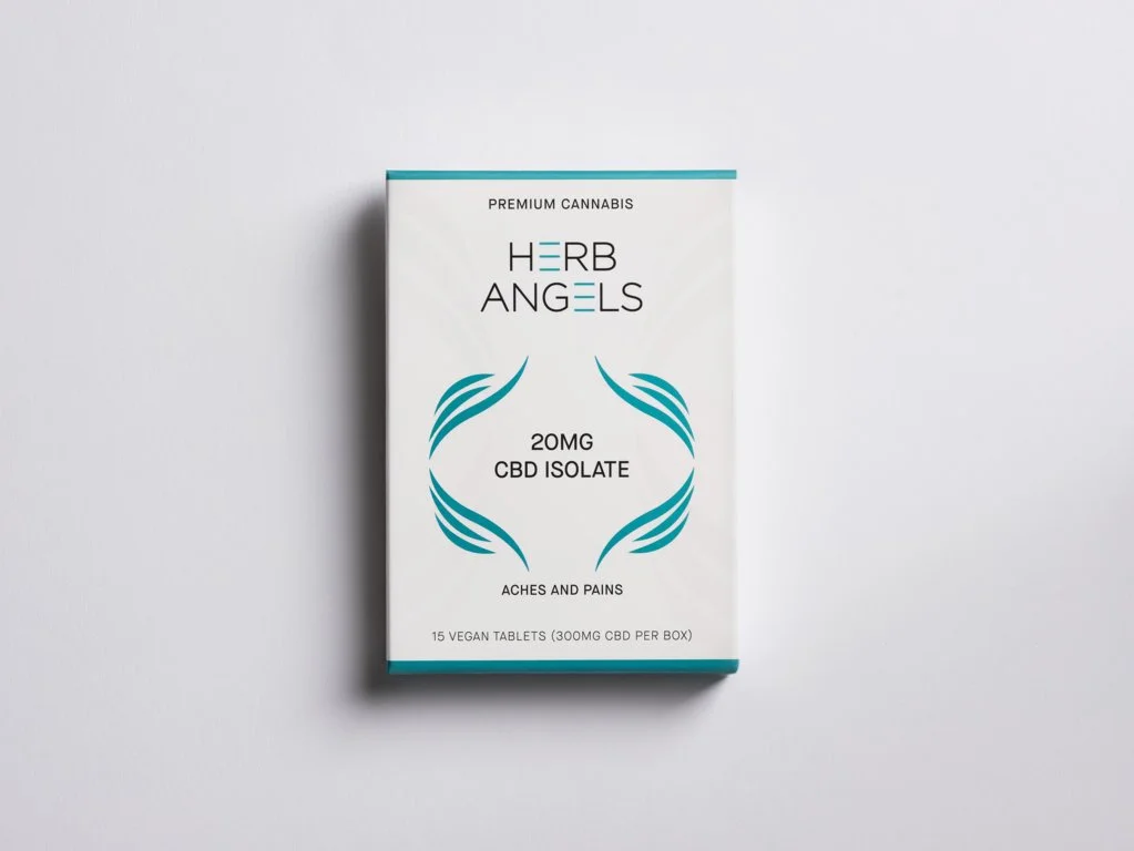 Herb Angels Tablets - 20mg x 15 Pressed CBD -