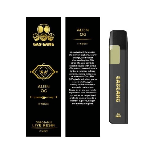 Gas Gang 2g Live Resin Vape (New Product)