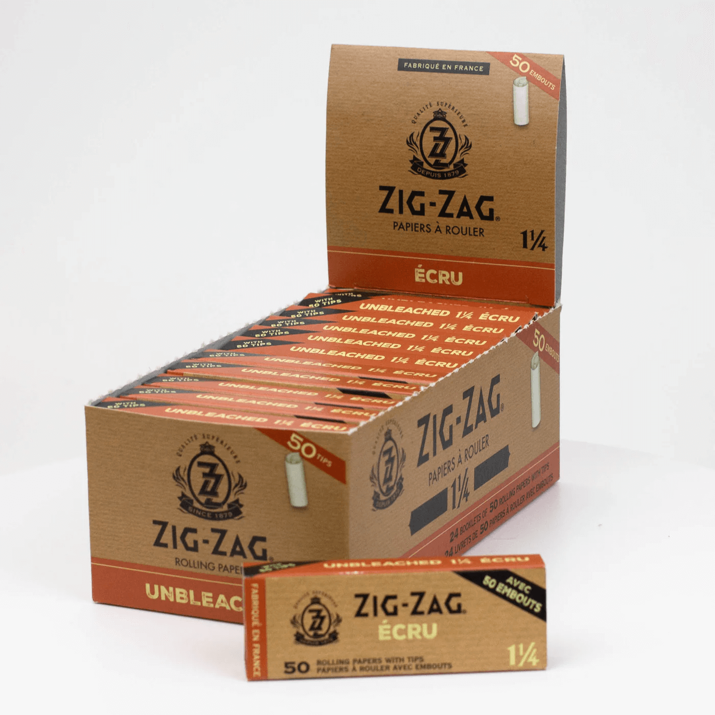 Zig Zag Unbleached 1 1/4 Paper and Tips