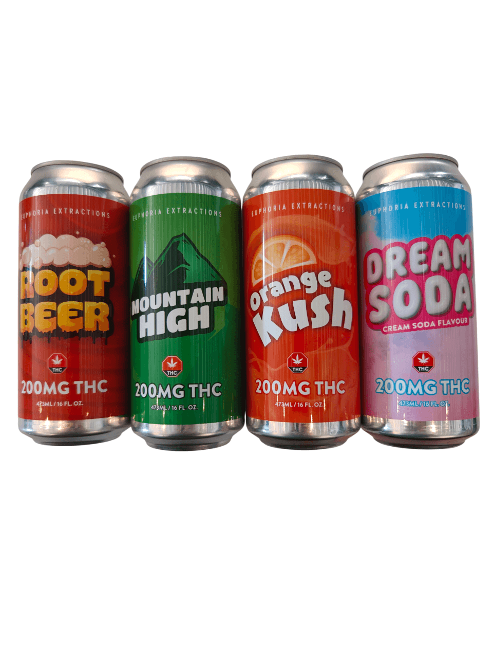 Euphoria Shatter Pop 200mg THC Infused Drinks