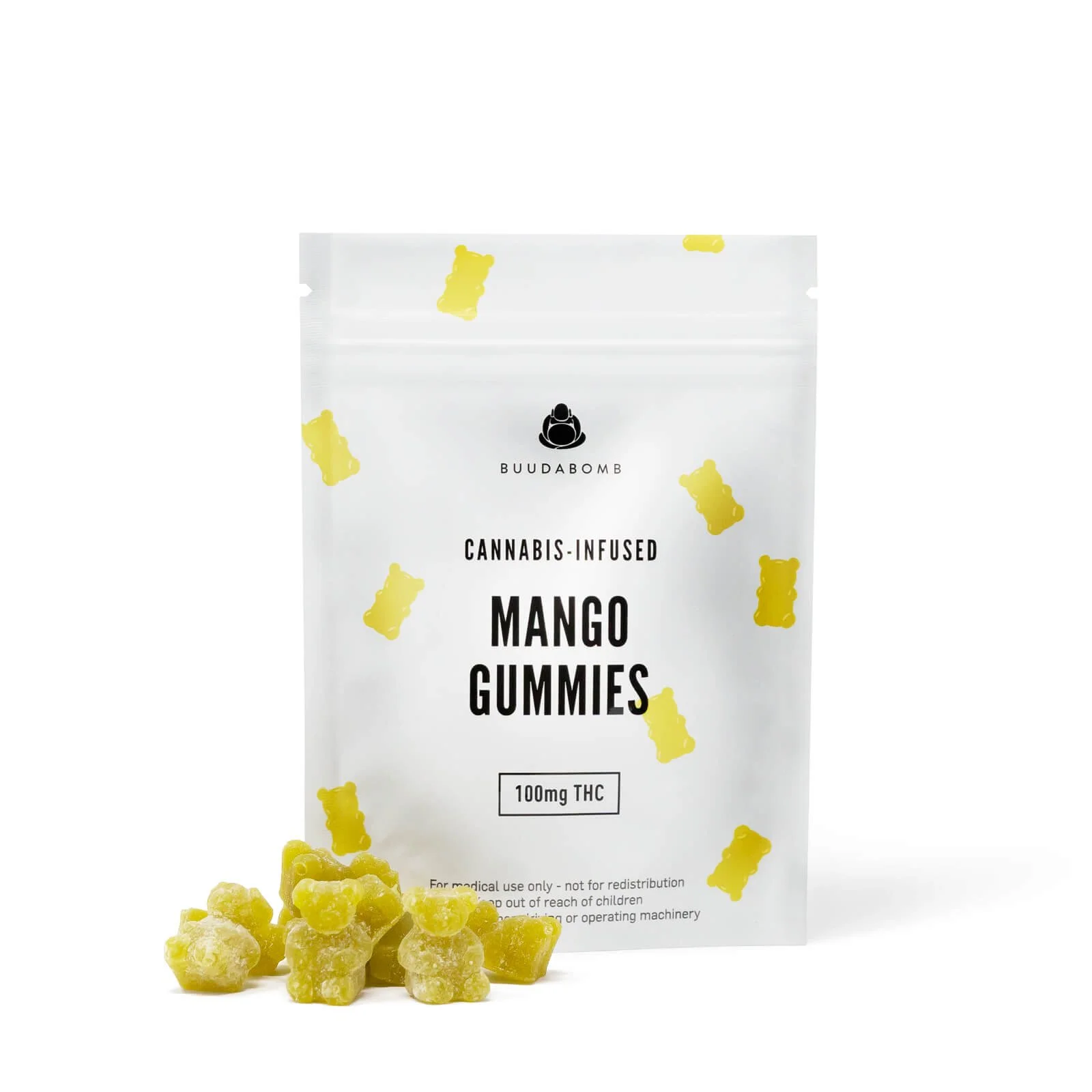 Gummies Mango 100mg - BuudaBomb