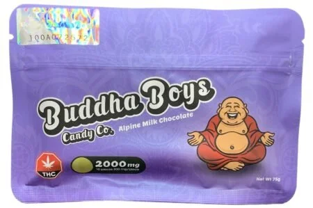 Buddha Boys Alpine Milk Chocolate 2000mg