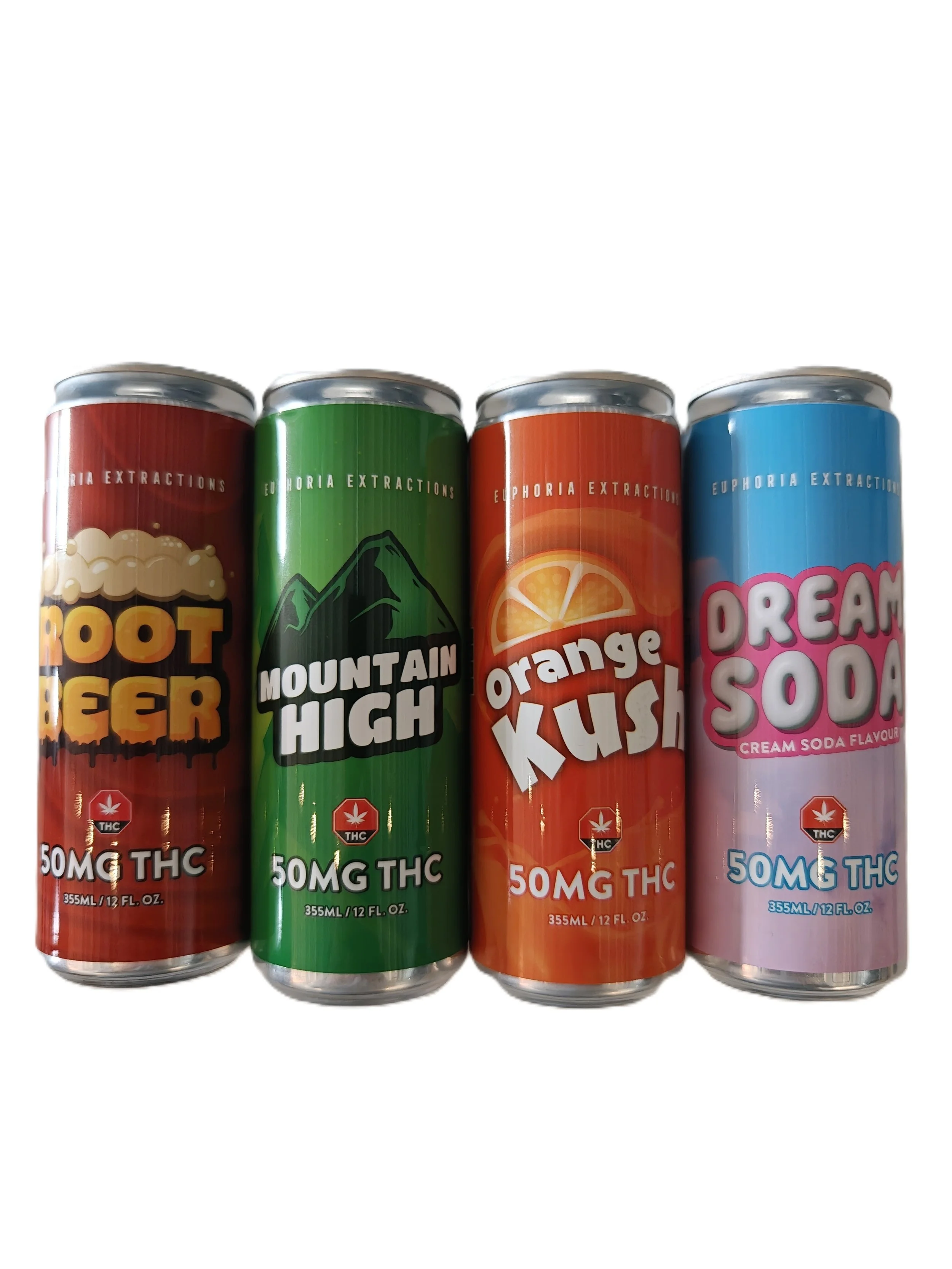 Euphoria Shatter Pop 50mg THC Infused Drinks