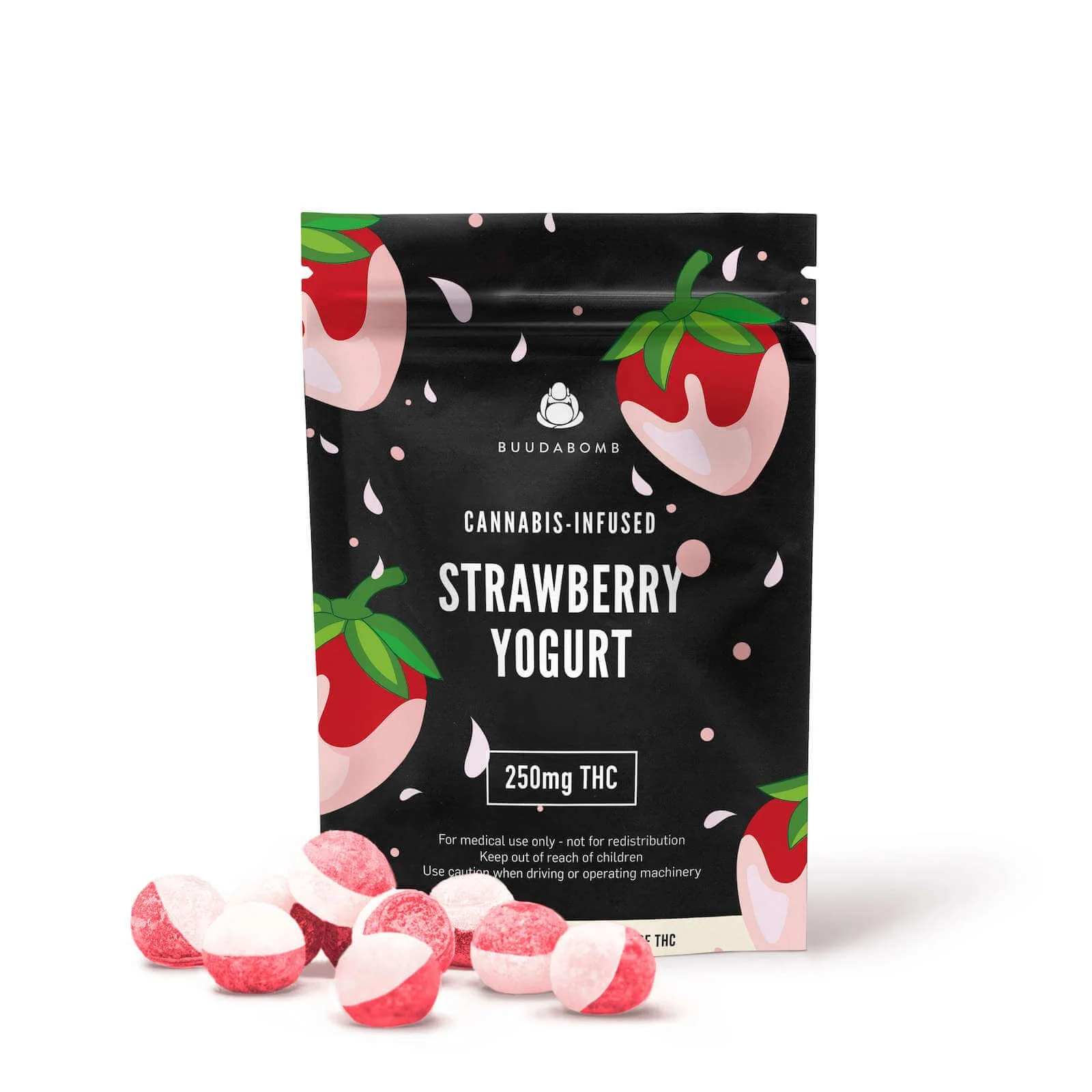 Buudabomb Strawberry Yogurt 250mg