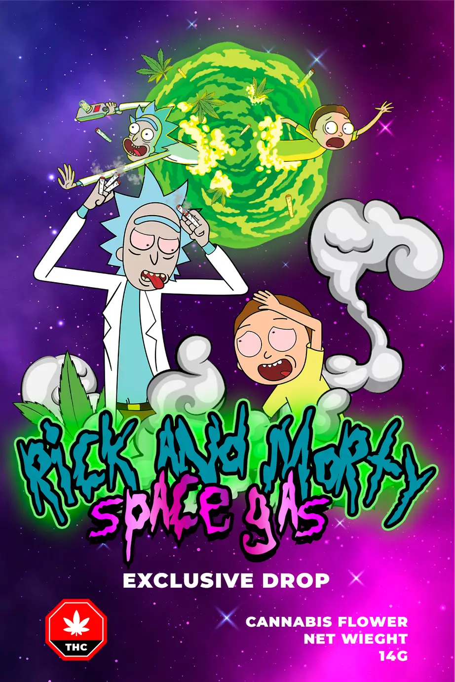 Rick N Morty's Space Gas **Craft Cannabis** Limited Quantity