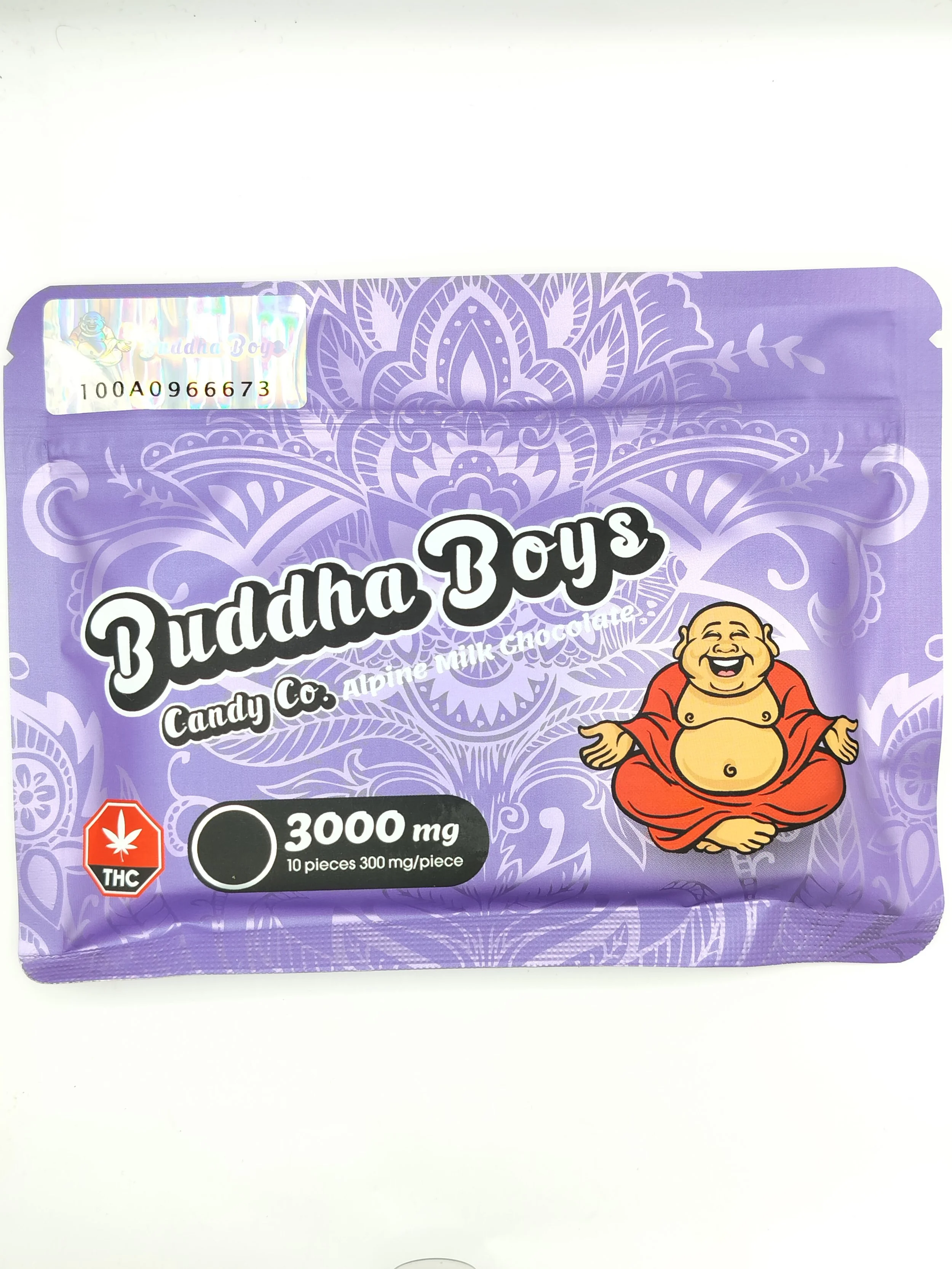 Buddha Boys Alpine Milk Chocolates 3000mg