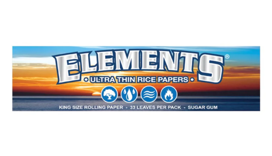 Elements Rice Smoking Papers - King Slim