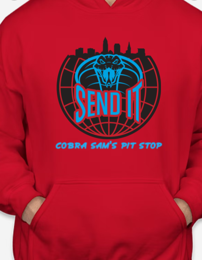 Traditional Send IT Red_Blue logo Red Hoodie.png