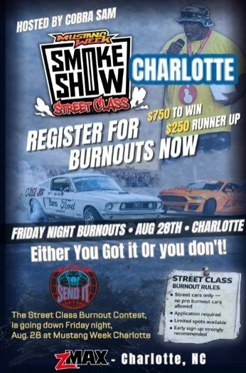 Mustang Week “Smoke Show” (Charlotte)