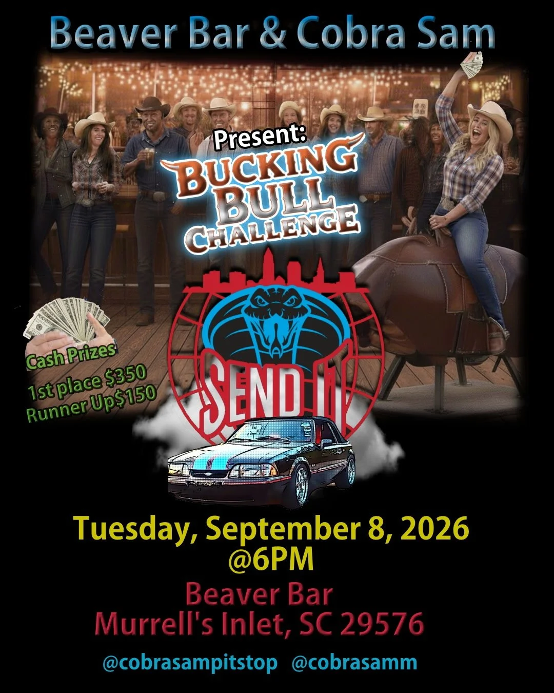 Beaver Bar & Cobra Sam Bucking Bull Challenge