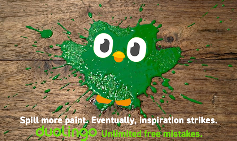 Unlimited Free Mistakes by Duolingo