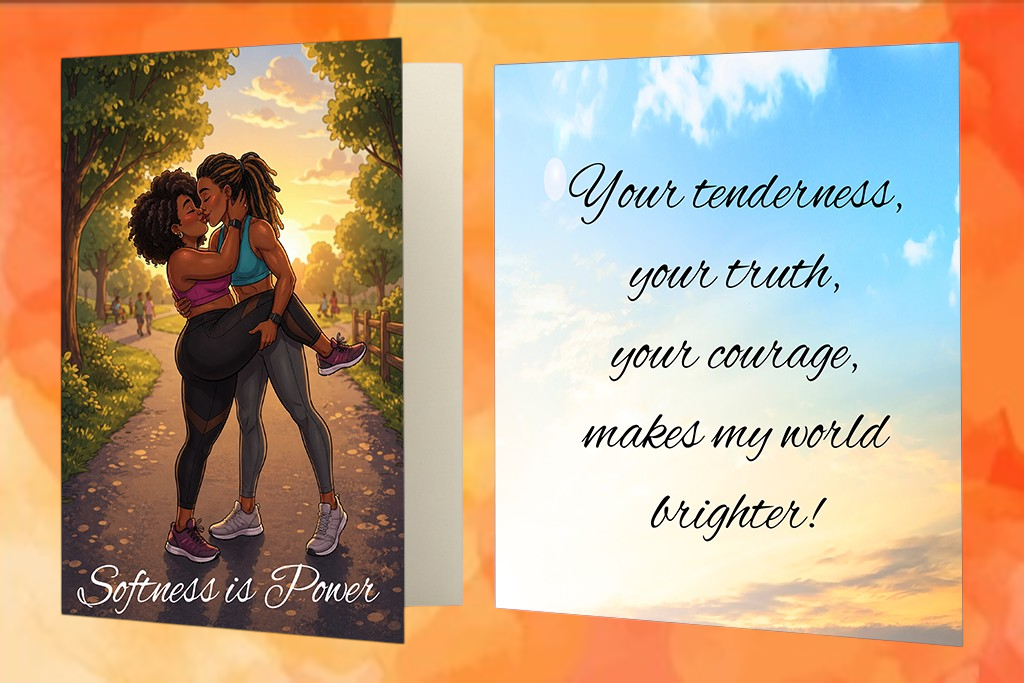 Lesbian Love - Softness is Power card web copy mockup 1.png