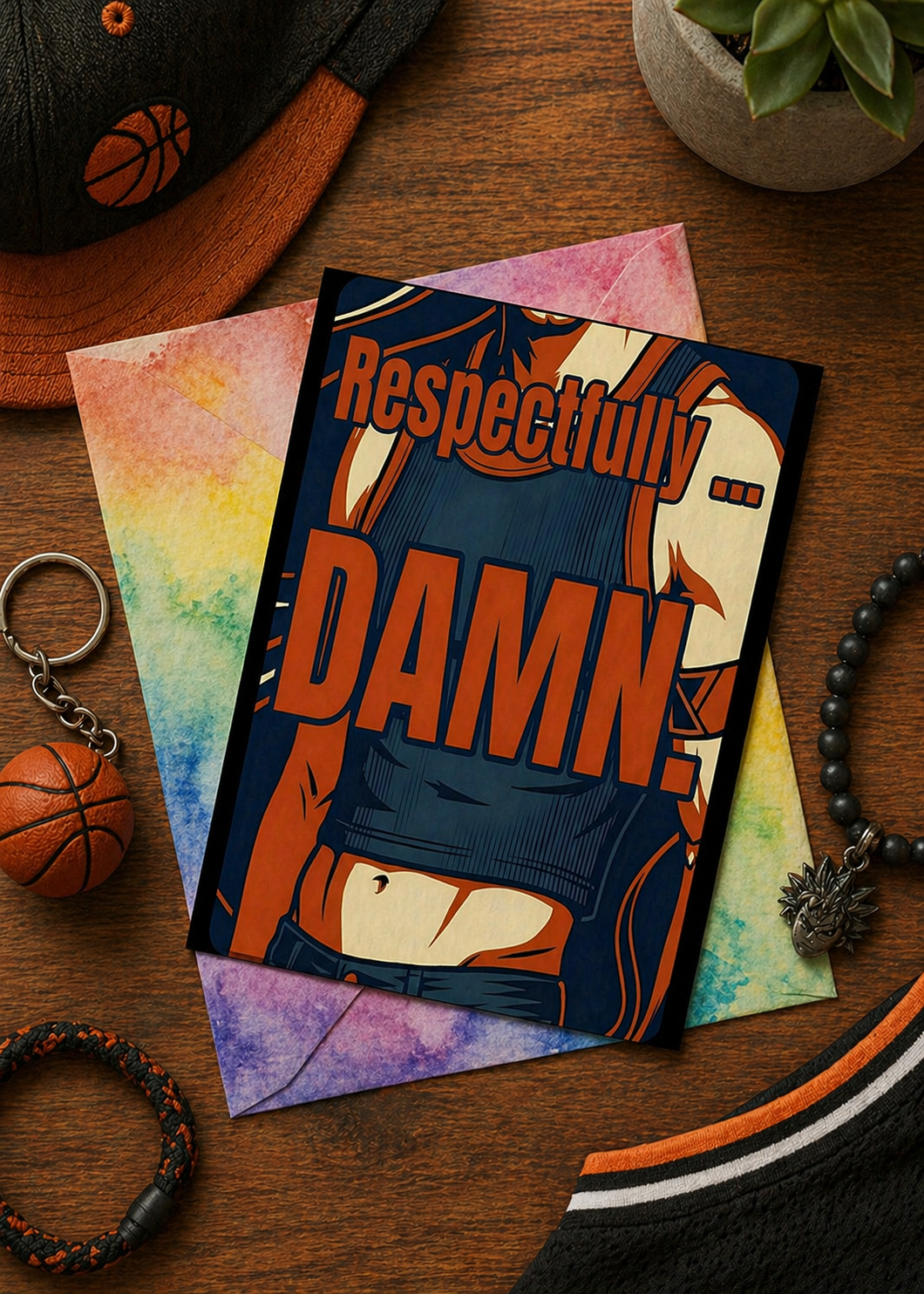 Greeting Card — "Respectfully" Funny Sassy Card