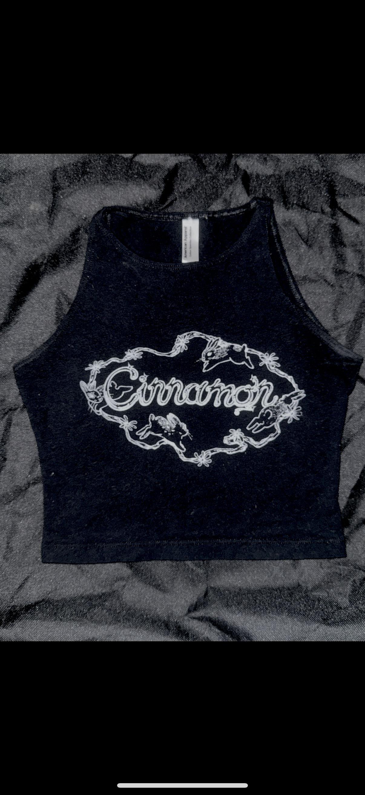 cinnamon crop tank