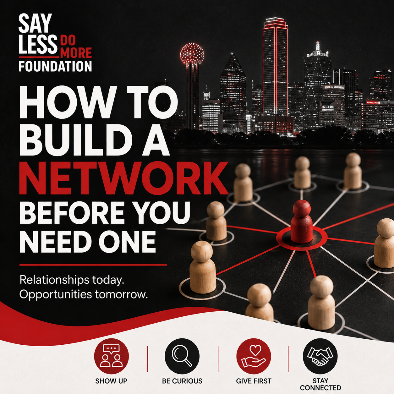 How to Build a Network Before You Need One