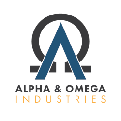 Alpha & Omega Industries Vertical stack logo