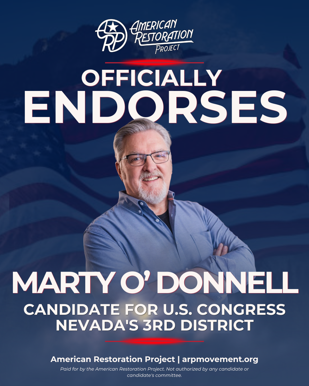 ARP Endorses Marty O'Donnell for Congress in Nevada's 3rd District