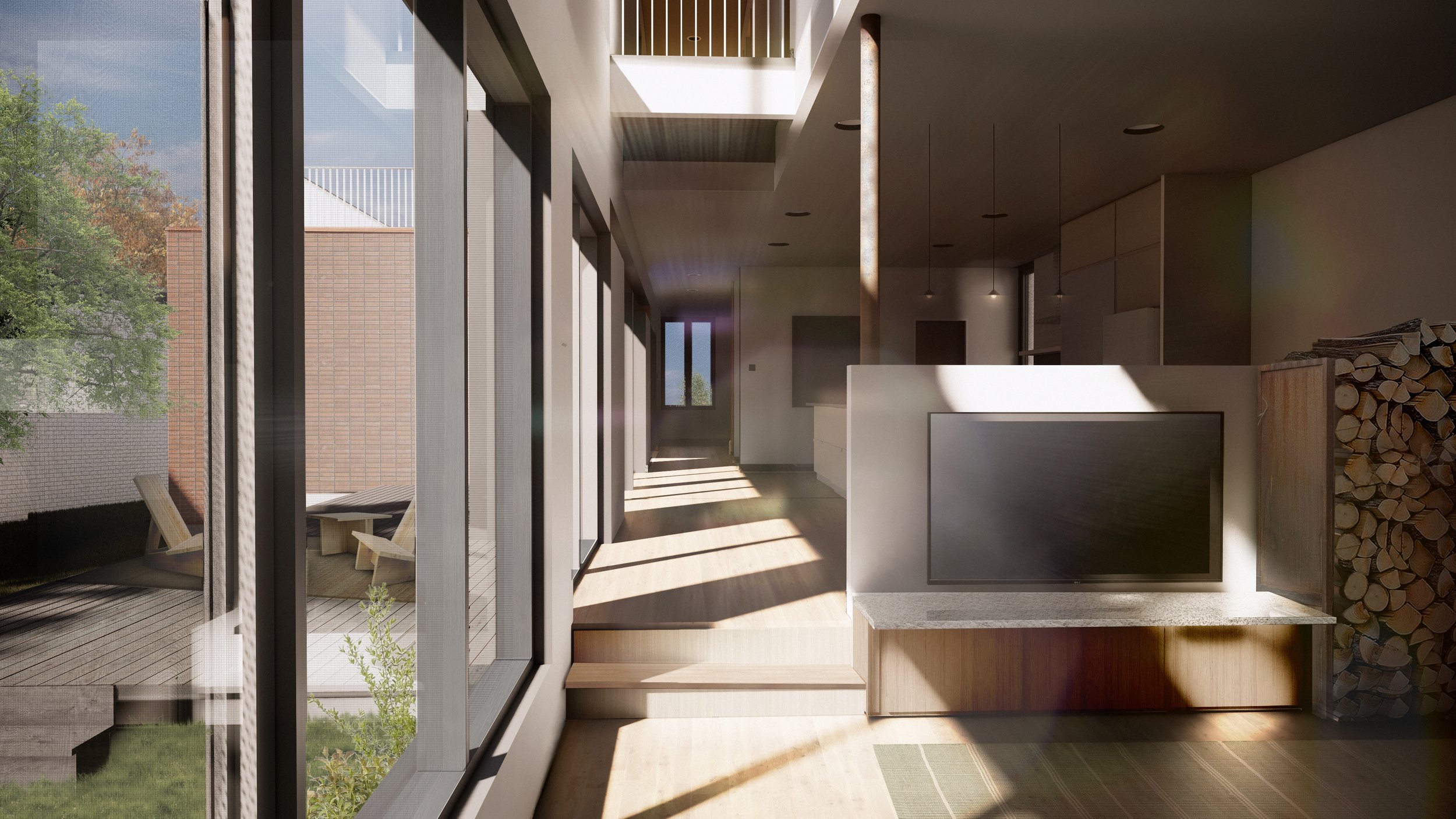 Architecturally designed house Sudbury Ontario Architects