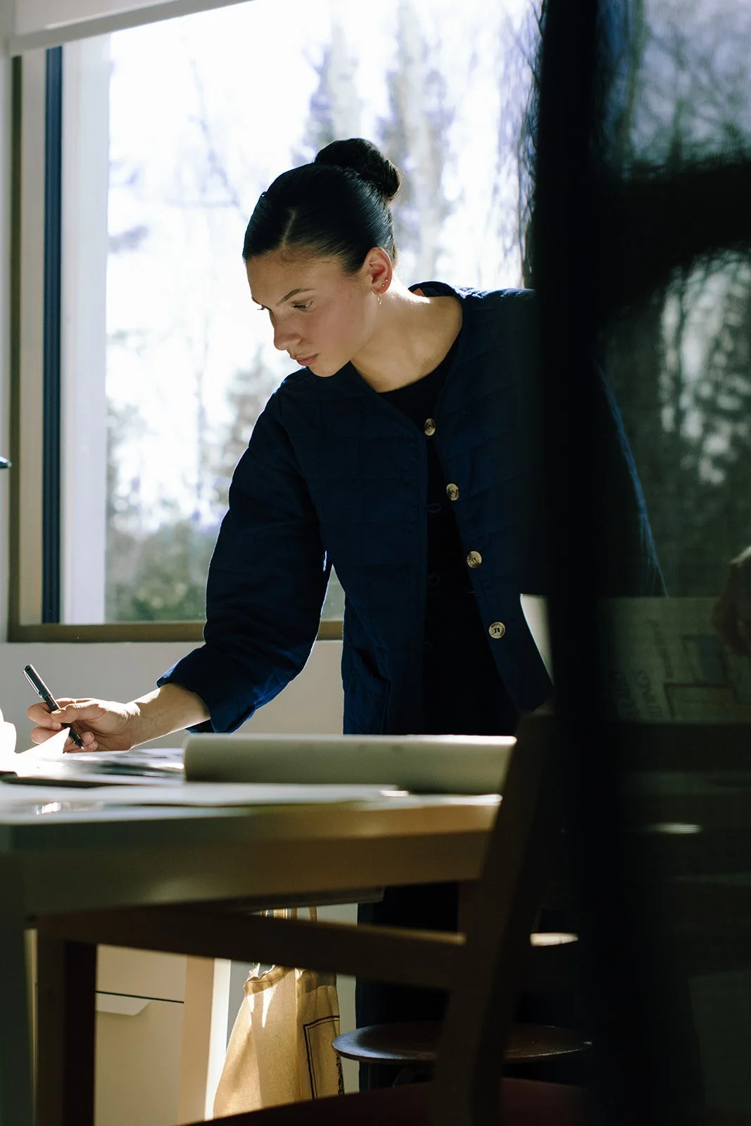 Design workspace at Poliarchitecture office in Sudbury