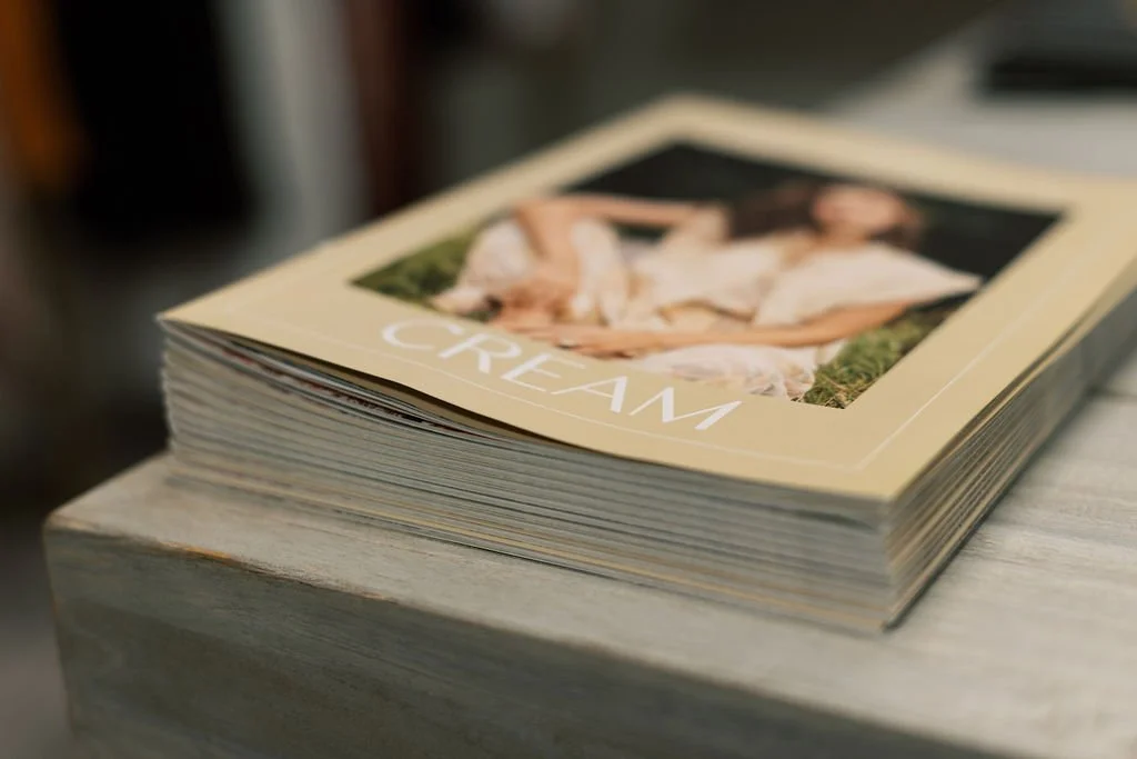 Cream Clothing brand book at Susan Cooper Agency