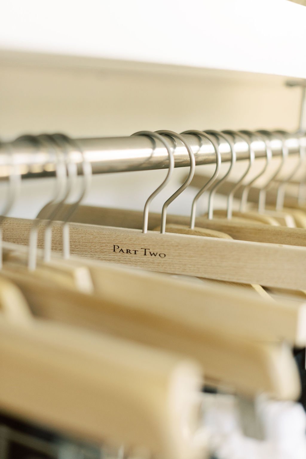 Part Two Clothing hangers at Susan Cooper Fashion Agency