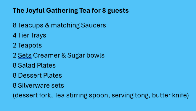 Joyful Gathering Tea