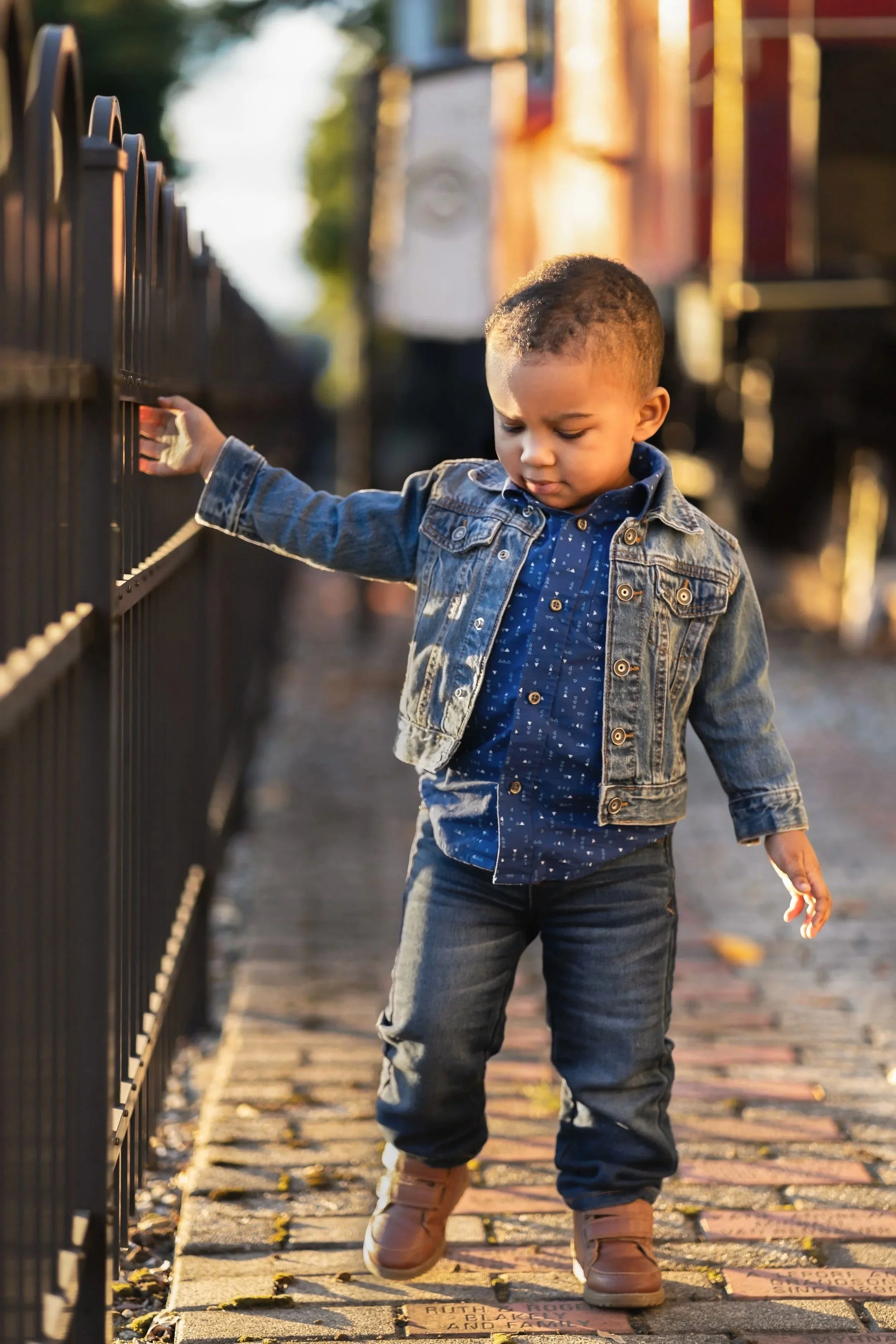 Outdoor Toddler Portrait