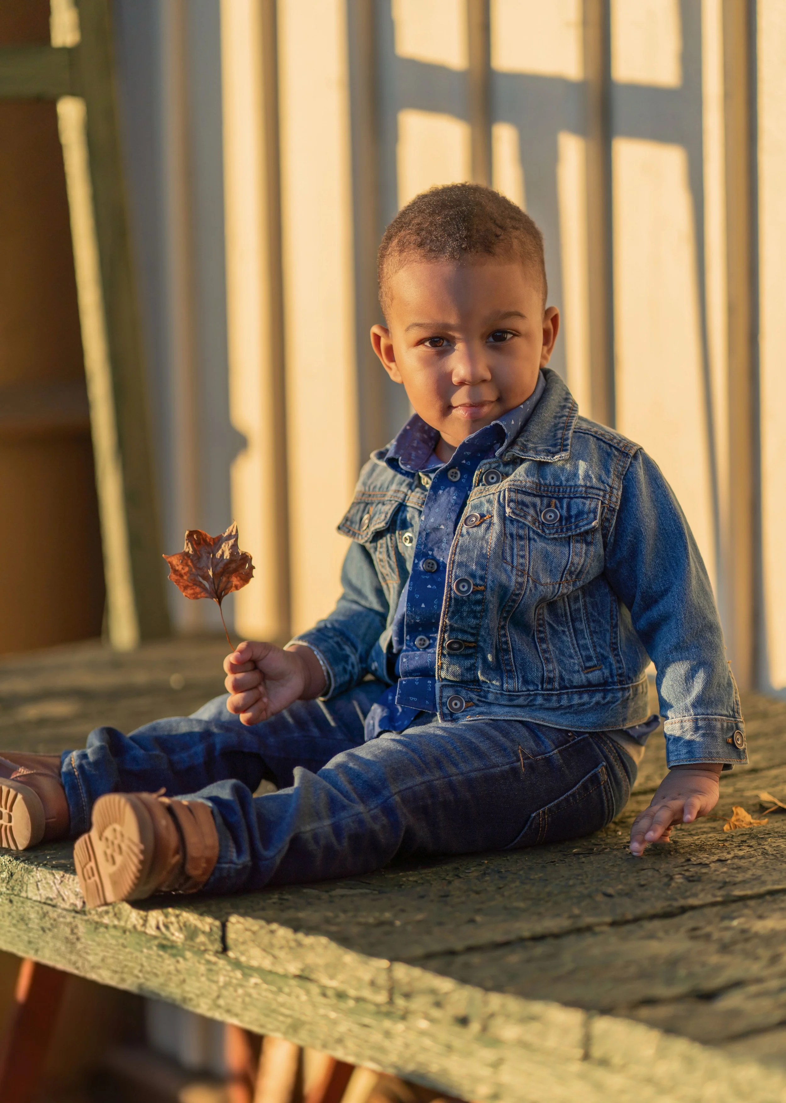 Outdoor Toddler Portrait
