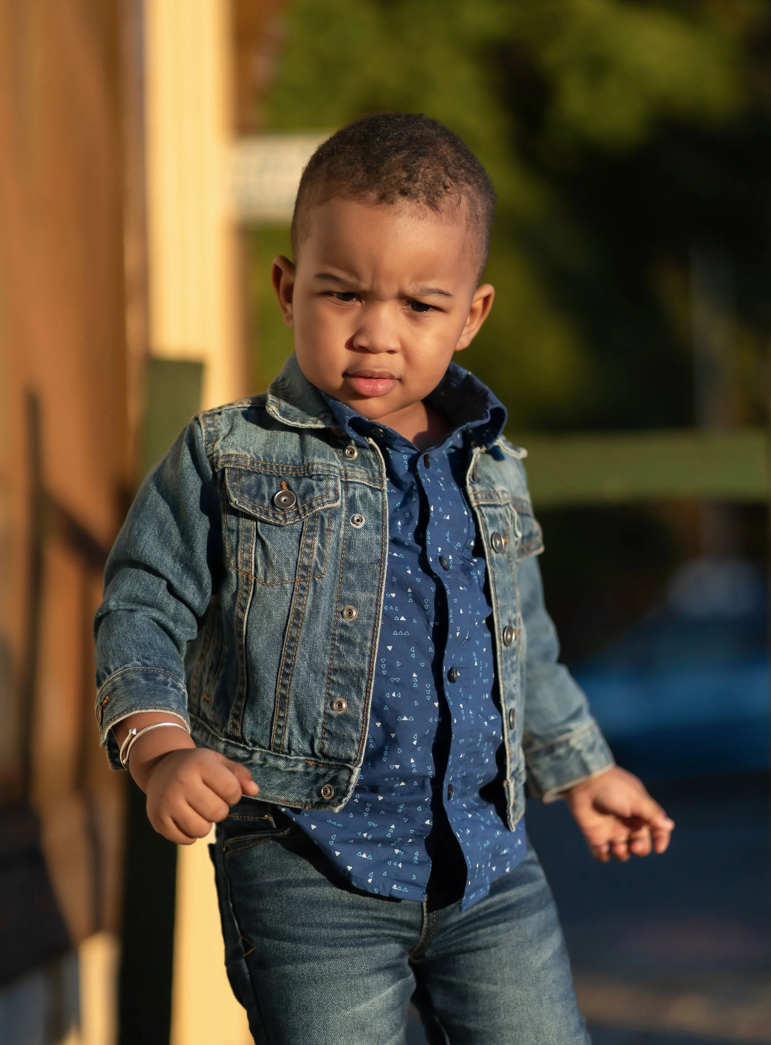 Outdoor Toddler Portrait