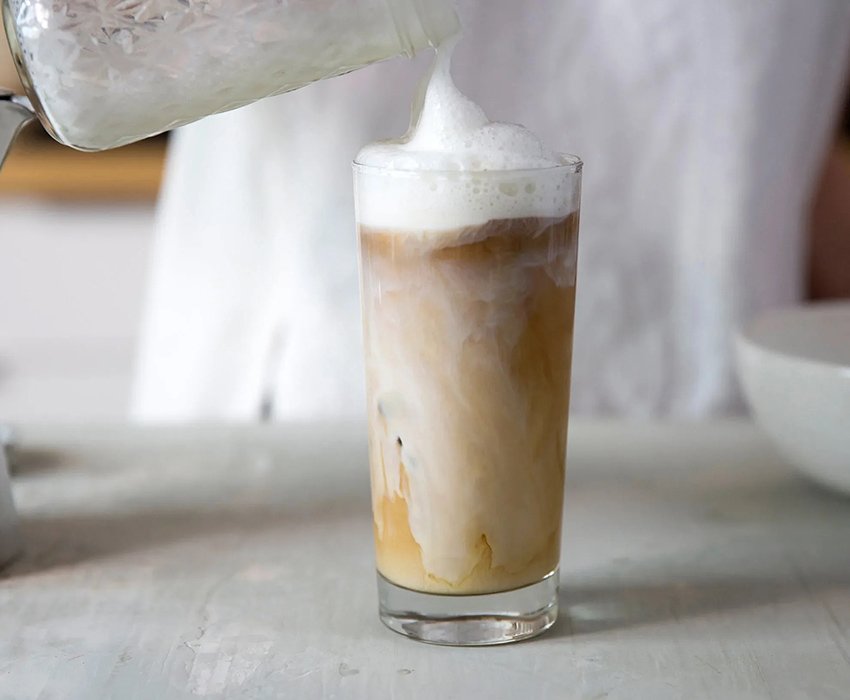 Café frappé a las tres leches