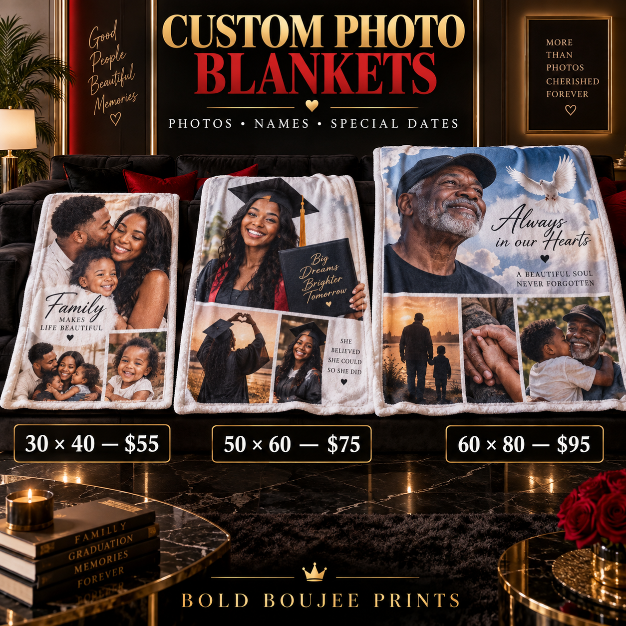 Photo Panel Blanket