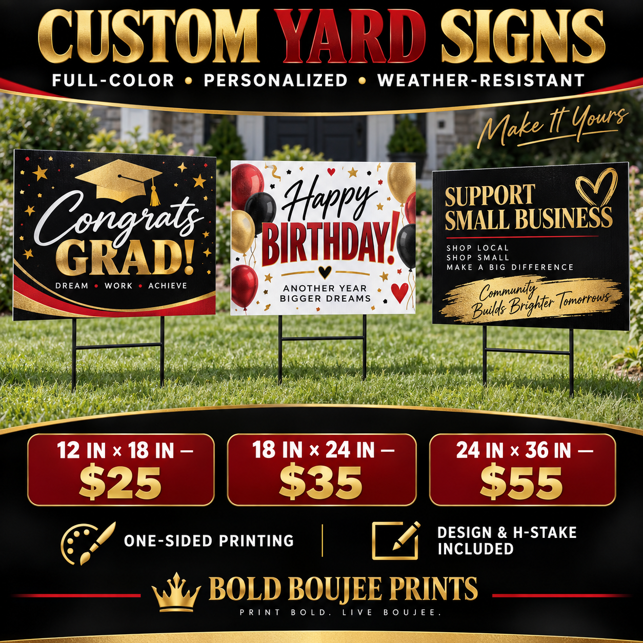 Custom Yard Sign
