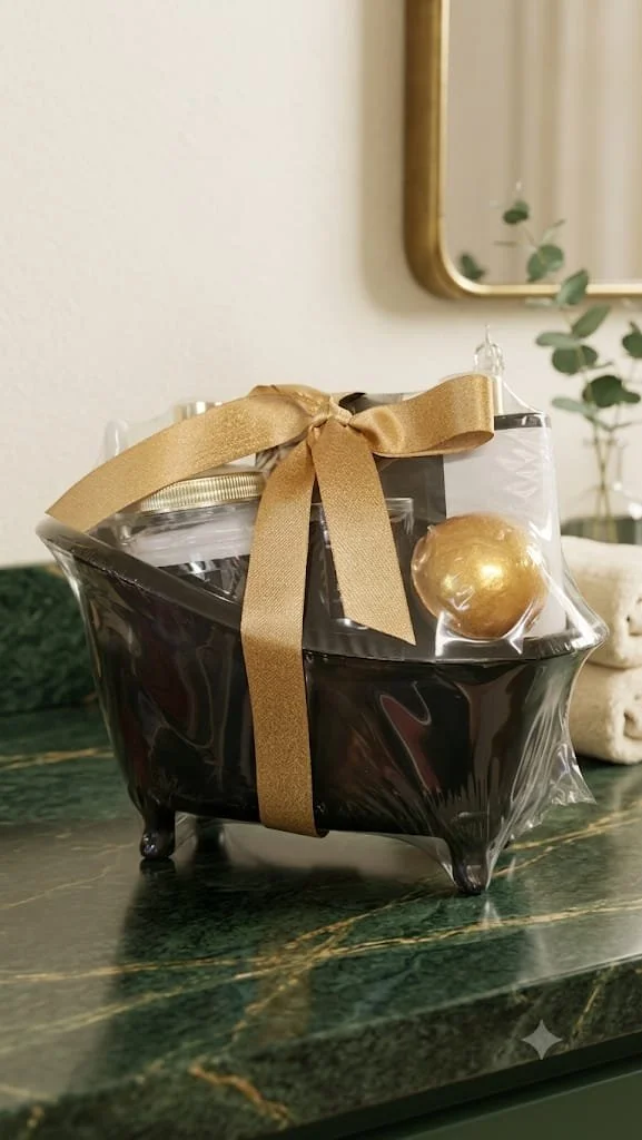 Set de Baño de Lujo en Caja Bañera