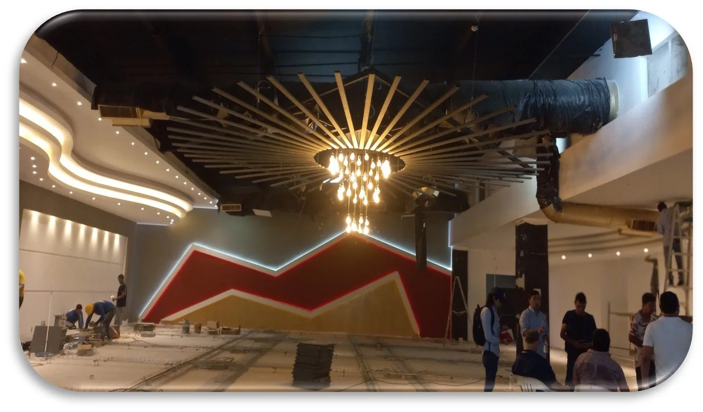 Trabajos de arquitectura en acero para casino ZAMBA en la ciudad de Barranquilla por parte de JI SOINTEMP SAS.
