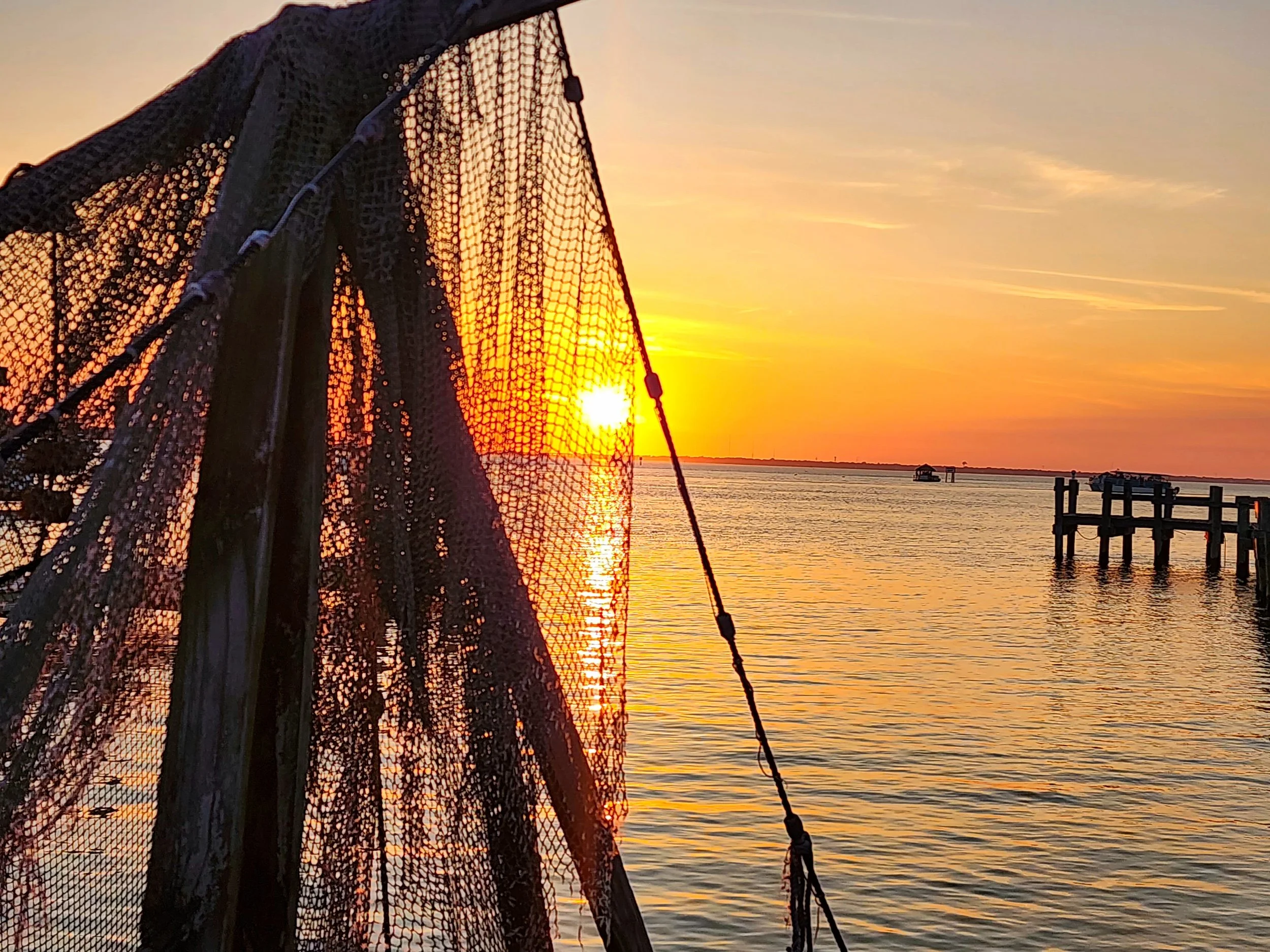 Sunset at Dewey Destin Bay Side