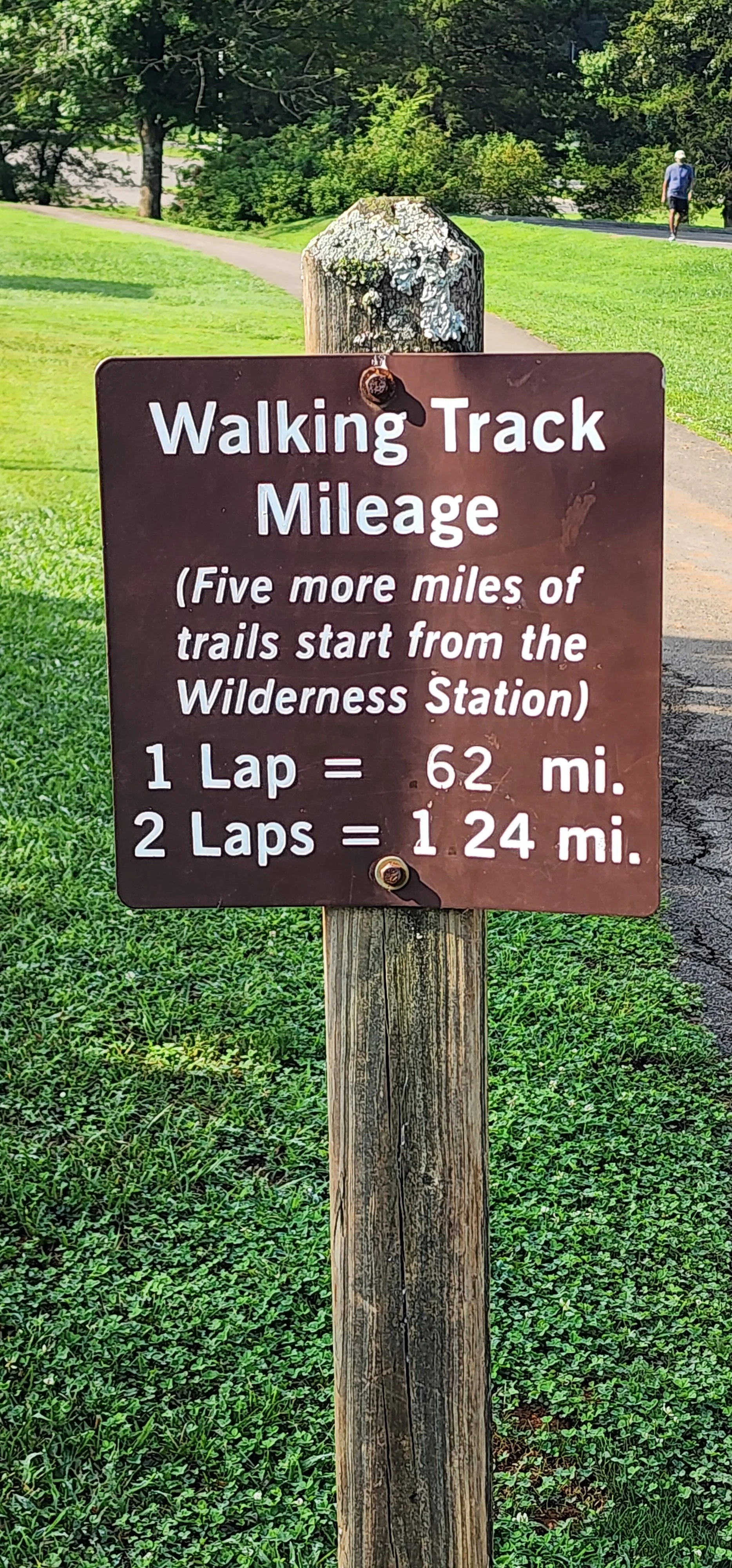 The park has a loop trail around the ball fields too.