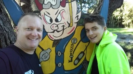 Me and my son Connor. This was his OW cert dive trip.