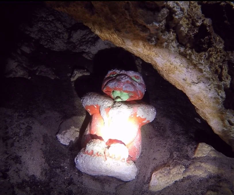 There is a little game that's played with this little guy. IF you see it while diving, document it for evidence (otherwise no one will believe you) and then move it to another location within the den for other divers to find.