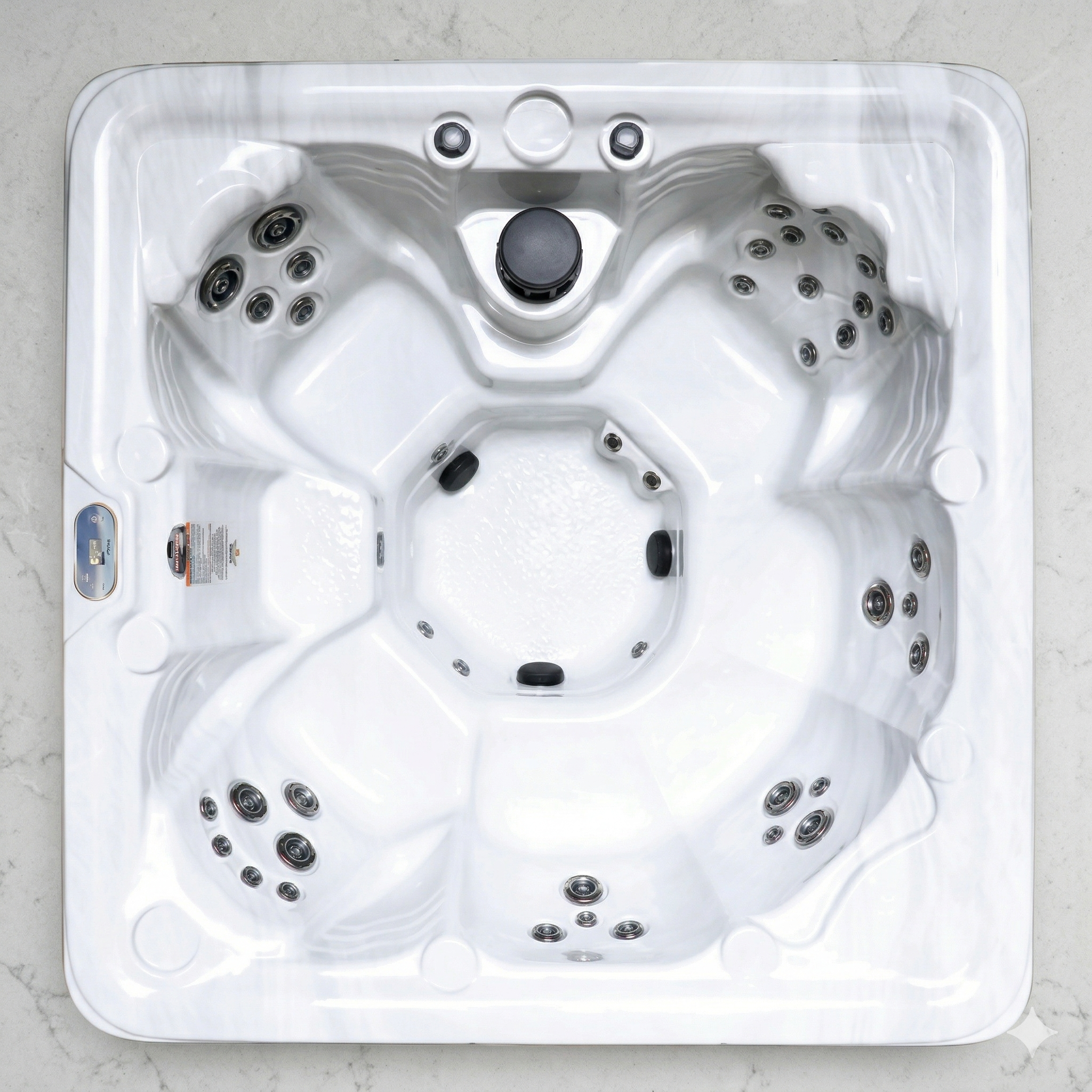 Grand Lakes Legacy E650 - 6 Person Bench Spa (45 Jets)