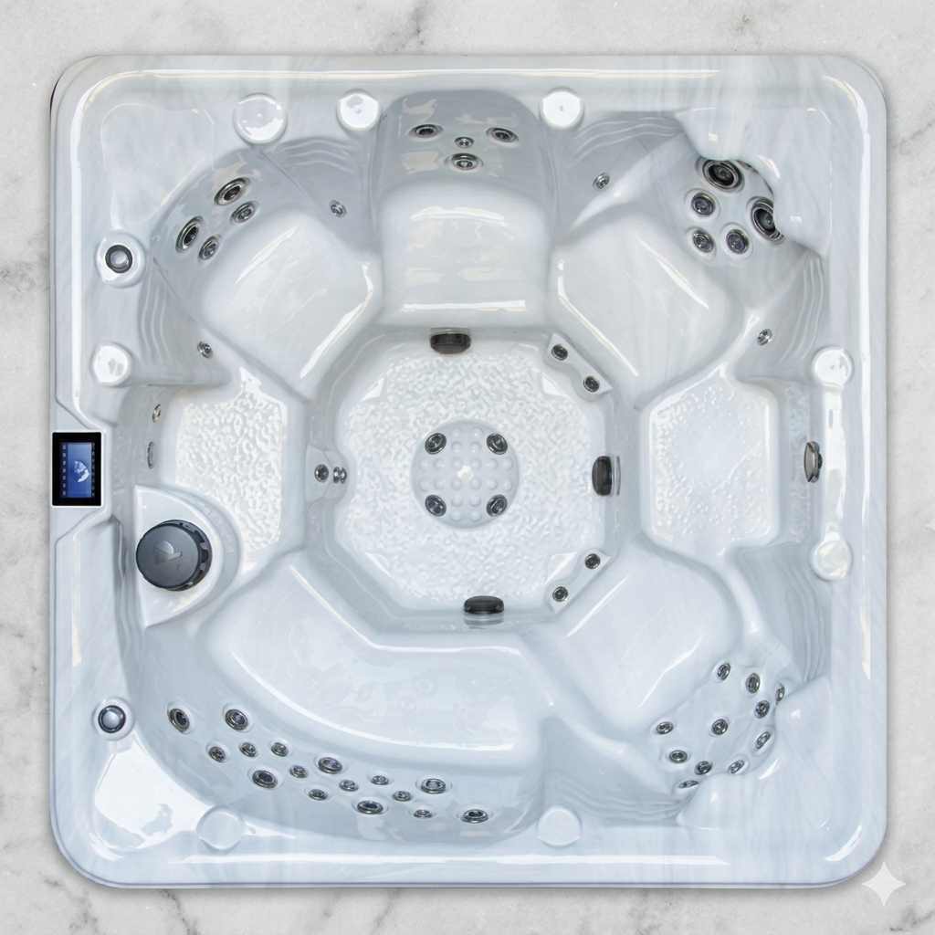 Grand Lakes Premier M870 - 8 Person Bench Spa (63 Jets)